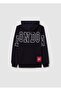 Sweatshirt With Hood And ''London University Team'' Print - 2