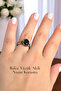 Pure Copper Ring Adjustable Agate Black (Evil Eye Protection) (Gift, Daily, Special Occasions)