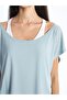 Crew Neck Plain Short Sleeve Women's T-Shirt and Singlet Set (S4) - 4
