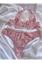 Pink Daisy Bralet Takımı - 4