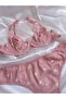 Pink Daisy Bralet Takımı - 3