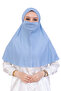 Ready-Made Headscarf Practical Islamic Clothing Combed Cotton Veil Turban Soft Scarf for Prayer - 3