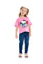 Pink GIRLS FASHION TEE 2-8Y - 4