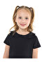 Black GIRLS FASHION TEE 2-8Y - 4