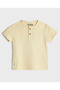 Beige SOLID TEE 0-24M