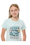 Light Green GIRLS T-SHIRT 8-16Y - 2