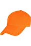 Plain Orange Gabardine Sports Hat Sports Cap