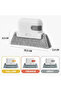 3-Pack Window Groove Cleaning Brush Set with Removable Scraper Gap Crevice Cleaner Tool - 8