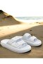 Non-Slip Thick Sole Soft Daily Home Bathroom Balcony Garden White Slippers for Pool Sea Beach - 7