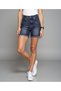 Women's 100% Cotton High Waist City Boy Denim Shorts - 7