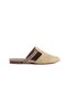 Beige Straw Pointed Toe Women's Slippers Quinoa Beige - 3