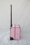 Rolling Wheeled Storage Organizer Makeup Trolley Cosmetics Suitcase Pink - 6