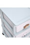 3-Layer Children's Toy Plastic Rolling Drawer Clothes Storage Box Organizer With Wheels - 7