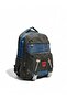 Boys' Middle School Wide Pocketed Patterned 5 Pocket School, Back, Bag - 2
