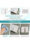 YU WELL Mount Phone Holder Phone Stand with Data Cable Receiving Hole Multi Purpose Phone Dock White - 5