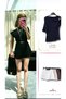 Two-Tone Detailed Blouse - 3