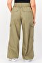 Women Regular Fit Solid Cargo Pants, Khaki - 2