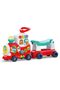4-In-1 Push Walker&Ride-on Learning Train
