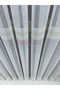 Bamboo Floor Skirt and Middle Section with Gold Glitter Tape Tulle Curtain, 1X3 Tight Pleats, Can Be Ironed, Suitable for Any Room, 30X28 Size Sample Fabric. - 3