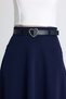 Laci Belted A-Line Midi Skirt 4806A - 4
