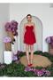 Xoxa Straplez Elbise - 5