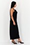 Women Plain Maxi Dress, Black - 2