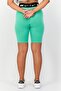 Women Tight Fit High Rise Training Shorts, Green - 2