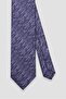 Tie 8 cm Microfiber Polyester Purple Men's Patterned Tie - 2