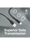 Durable USB-A to USB-C™ charging cable made of silicone with fast charging technology, - 2