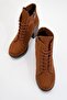 Lace-Up Women's Heeled Boots Taba Suede - 5