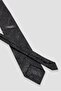 Tie 8 cm Microfiber Polyester Black Men's Patterned Tie - 3