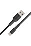 Durable USB-A to USB-C™ charging cable made of silicone with fast charging technology,