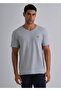 Slim Fit Shield V-Neck T-Shirt