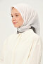 Amber Square Scarf 90X90 cm Non-Slip Fabric White - 2