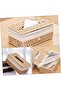 Woven Tissue Box with Cover, Perfect for Living Room, Bathroom, Home, Office - 2