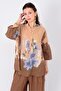 15455F-68 Splash Flower Pattern Shirt - 7