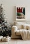 One Piece Real Raw Wooden Framed New Year Themed Painting - Model 78 - 2