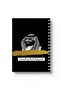 دفتر ملاحظات حلزوني مع غلافين أمامي وخلفي صلبين بتصميم اقتباسات MBS