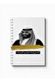 دفتر ملاحظات حلزوني مع غلافين أمامي وخلفي صلبين بتصميم اقتباسات MBS - 5