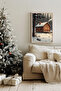 One Piece Real Raw Wooden Framed New Year Themed Painting - Model 9 - 2