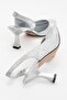 Women's High Heel Shoes Silver Triangle - 4
