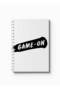 دفتر ملاحظات حلزوني مع غلافين أمامي وخلفي صلبين يتميز بتصميم Game on Design - 5