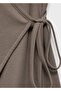 Ribbed Tie Detailed Cardigan - 6