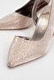 Women's High Heel Shoes Gold Triangle - 5