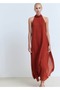 Long Dress with Halter Neck - 5