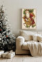 One Piece Real Raw Wooden Framed New Year Themed Painting - Model 63 - 2