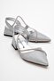 Women's High Heel Shoes Silver Glitter