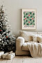One Piece Real Raw Wooden Framed New Year Themed Painting - Model 23 - 2