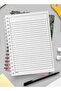 دفتر ملاحظات حلزوني مع غلافين أمامي وخلفي صلبين بتصميم زهري أخضر - 3