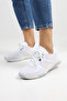 White Women's Mesh Detailed Sneaker Shoes Casual - with Color Options - 5